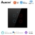 Interruptor de Luz Inteligente Interruptor EUA UE WiFi + RF433 de Toque Tuya Smart Life App Controle Remoto Funciona Com Alexa Google Home Yandex Alice - comprar online