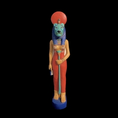 Escultura de Sekhmet/ Tefnut/ Bastet/ Shesmetet.