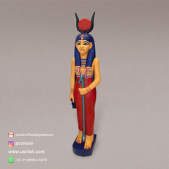 Escultura de Hetheru (Hathor)/ Uset (Isis).