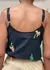 Blusa Alcinha Linho Bordada Preta na internet