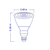Lampara LED Apertura 25 Grados Contour Series Alto CRI PAR20 4000 K 500 lm P20-L500-C40-B25-W Verbatim 70189 - comprar en línea