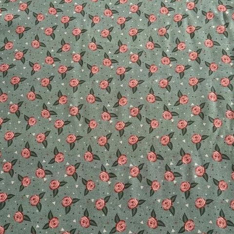 TRICOLINE DIGITAL VERDE FLORAL