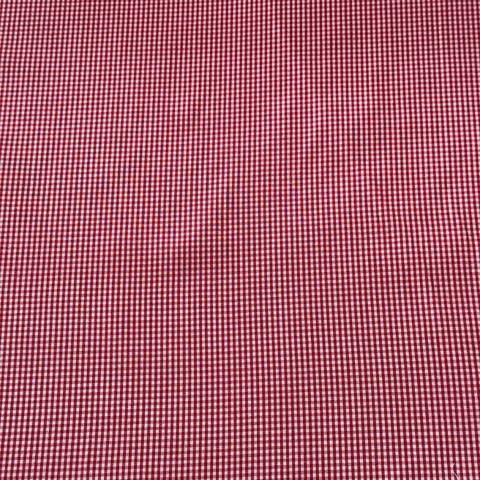 TRICOLINE MACRO XADREZ FIO TINTO VERMELHO