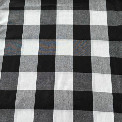 TRICOLINE XADREZ FIO TINTO 5X5 PRETO