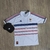 KIT NOVA CAMISA GOLA POLO FRANÇA BRANCA C/ LISTRAS C/ BONÉ LACOSTE PRETO