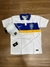 KIT BRASIL BRANCA FAIXA AZUL + BONÉ NIKE BRANCO
