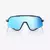 ÓCULOS INFANTIL 100% GLENDALE YOUTH MATTE BLACK - HIPER BLUE MULTILAYER MIRROR - comprar online