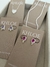 Brinco Bicolor Rosa - comprar online