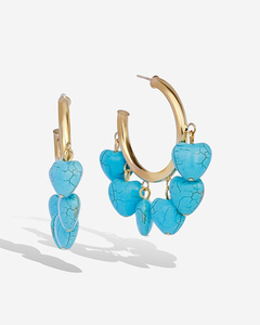 Argola Turquesas - comprar online