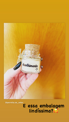 Vela aromática personalizada com nome, frase ou mensagem✨ na internet