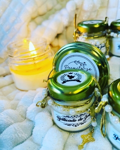 Mini vela aromática tampa metálica - Lembrança para Batizado✨ 10 unidades na internet
