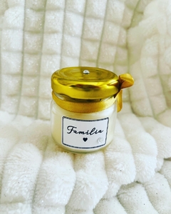 Mini vela aromática tampa metálica - personalizada ✨