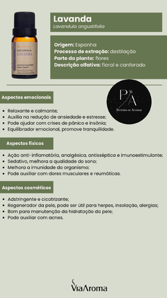 Óleo essencial de Lavanda Via Aroma 10 mls na internet