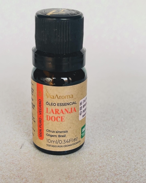 Óleo essencial de Laranja Doce - Via Aroma 10 mls