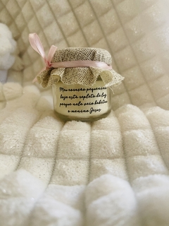 Mini vela aromática tampa metálica - Lembrança para Batizado✨ 10 unidades - loja online