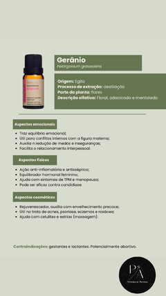 Óleo essencial de Gerânio - Via Aroma 10 mls na internet
