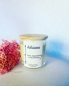 Vela aromática personalizada com nome, frase ou mensagem✨ - comprar online