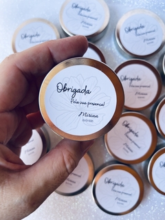Vela aromática na latinha - 15 gramas - personalizada ✨10 unidades ou + - comprar online