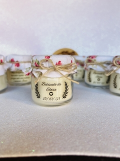 Mini vela aromática tampa metálica - Lembrança para Batizado✨ 10 unidades - comprar online