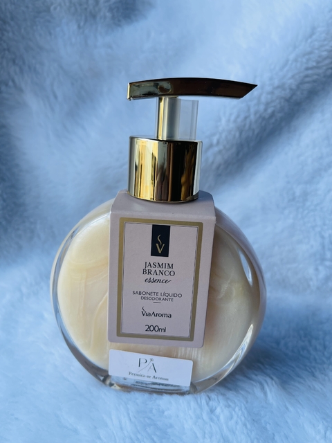Sabonete Líquido Desodorante Jasmim Branco Via Aroma - 200ml