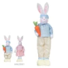 PASCOA BONECO COELHO MACHO EM PE(AZUL AMARELO) 83cm