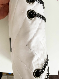 Bolsa metalassê Off White - loja online