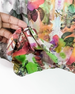 Saia floral REDLEY _ Tam. M - Catavintage Brechó