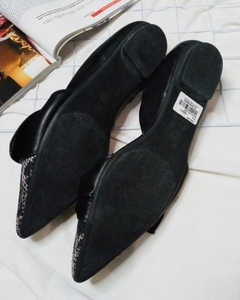 Sapatilha bico fino- n°38 - Catavintage Brechó