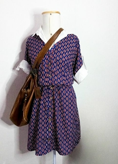 Vestido camisão retrô _ Tam.38