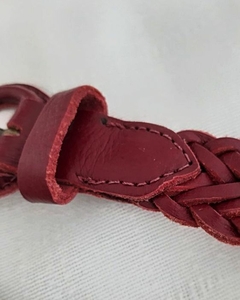 Cinto de Couro bordô- Tam. M - comprar online