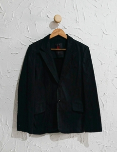 Blazer Risca de Giz- Tam. 40 - Catavintage Brechó