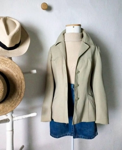 Jaqueta vintage brim - Tam. G - Catavintage Brechó