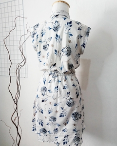 Vestido retrô em viscose_ Tam. 38 - comprar online