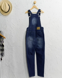 Macacão jeans feminino_ tam. G - loja online