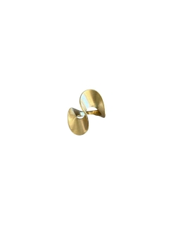 Anel Wave banho acetinado