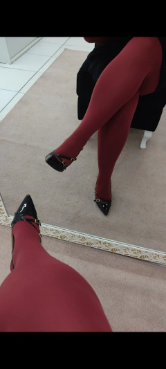 Meia calça Loba Fio 80 Marsala - loja online