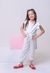 Macacão Tatiane Branco - Pingo Pirueta Kids