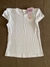 Basiquinha Canelada Branco / Off White
