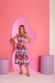 Vestido Midi Bege Colorido MÃE na internet