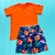 Conjunto Juvenil Camisa + Short Floral 007
