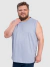 Regata Masculina Básica Plus Size - Cinza - comprar online
