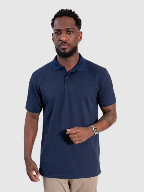 Camisa Polo Masculino Piquet - Marinho