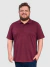 Camisa Polo Plus Size Masculino Piquet - Vinho