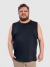 Regata Masculina Básica Plus Size - Preto