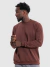 Blusa Moletom Gola Careca Masculino - Marrom - comprar online