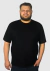 Camiseta Masculina Básica Plus Size - Preto