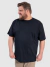 Camiseta Masculina Básica Plus Size - Preto - comprar online