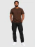 Camiseta Texturizada Masculino Camisa Básica - Marrom - comprar online