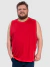 Regata Masculina Básica Plus Size - Vermelho - comprar online