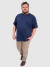 Camiseta Masculina Básica Plus Size - Marinho - comprar online